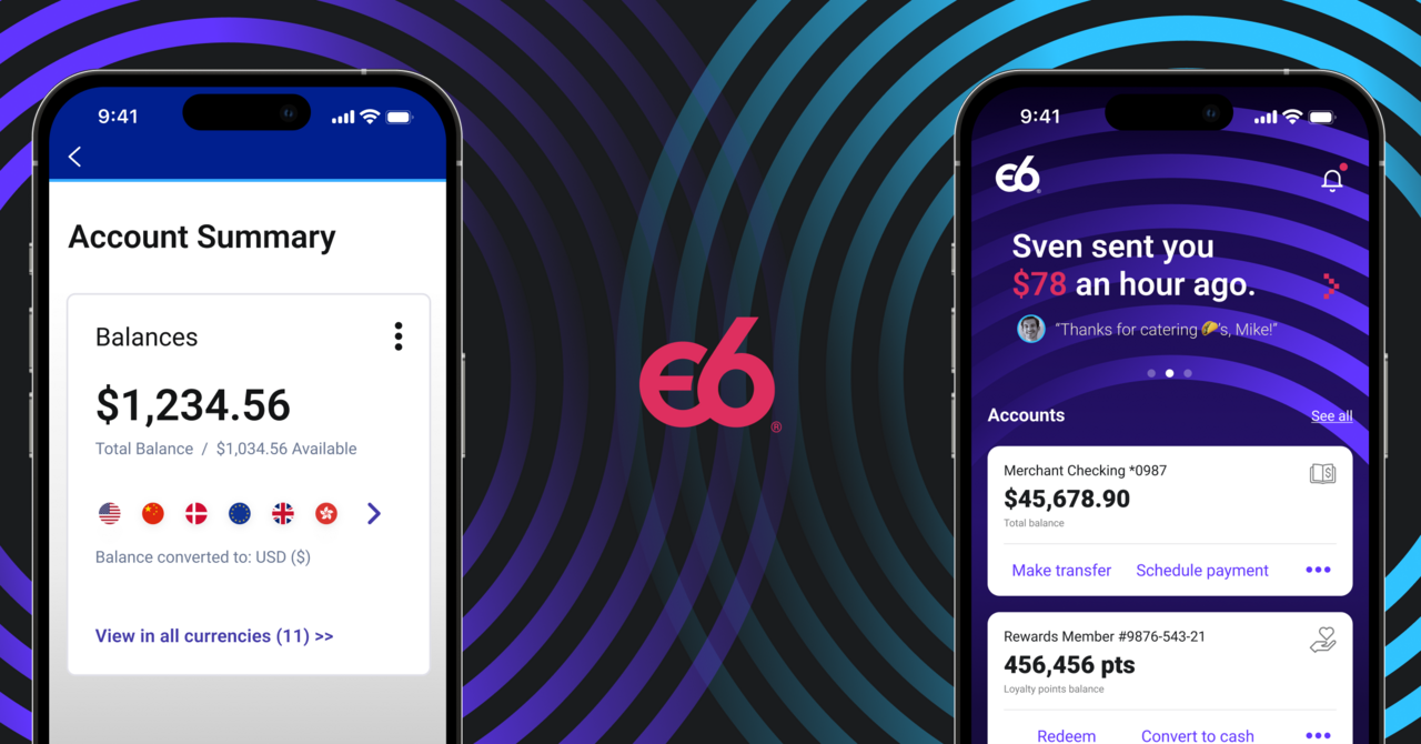 Image of two digital wallets exchanging funds 